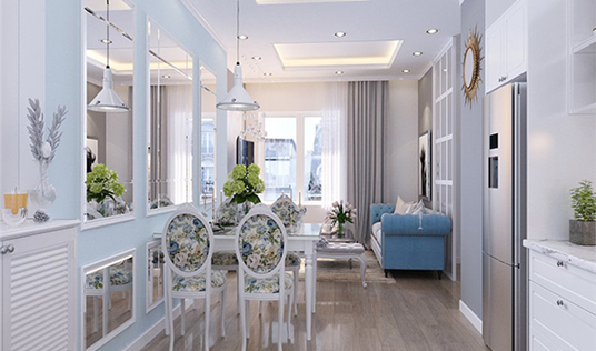 Thiết kế nội thất căn hộ đẹp - Anh Quân