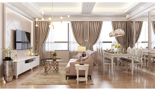 Thiết kế và thi công nội thất biệt thự anh Đoàn-Quận Bình Tân