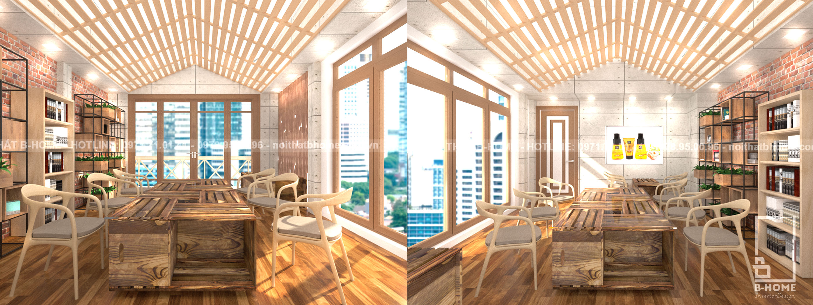 thiết kế nội thất văn phòng